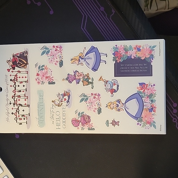 New Happy Planner Alice in Wonderland Stickers - Picture 5 of 6